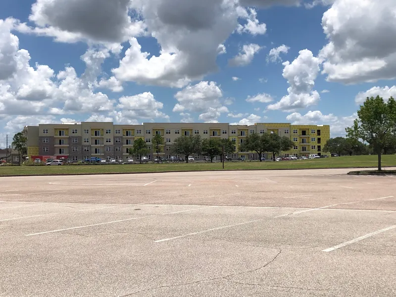 Richmond Estates seen across open land